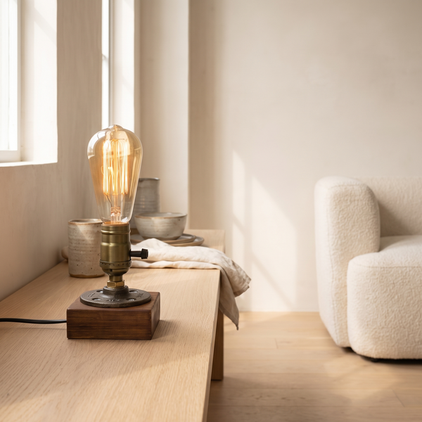 Brix Coffee Bar Lamp in a styled interior