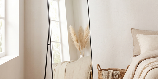 Aria Arched Full Length Mirror, Black