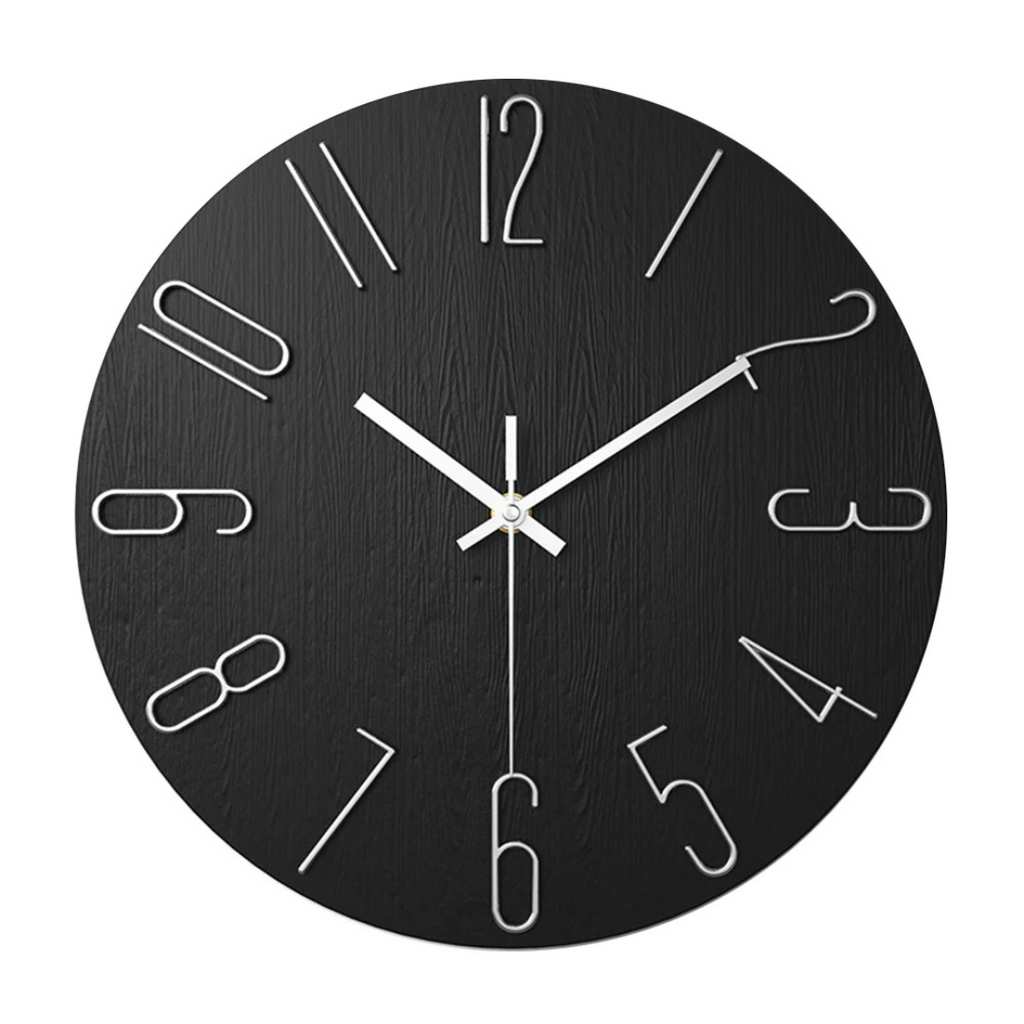 Noble Modern Wall Clock | Minimalist Gold Design