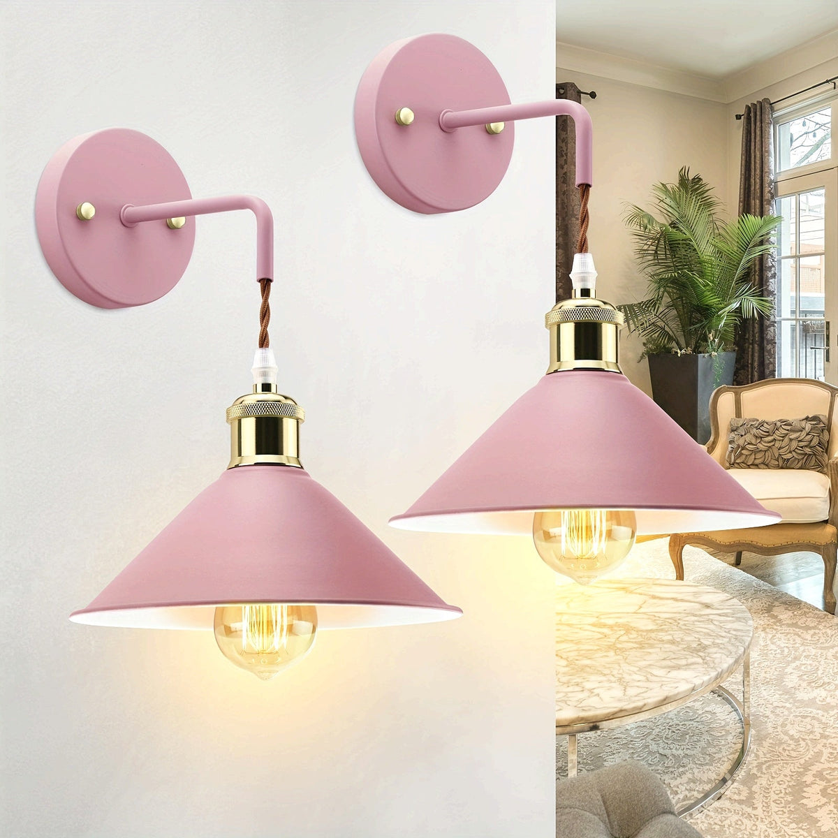 Modern Metal Wall Sconce | Industrial Oil-Rubbed Wall Light Fixture