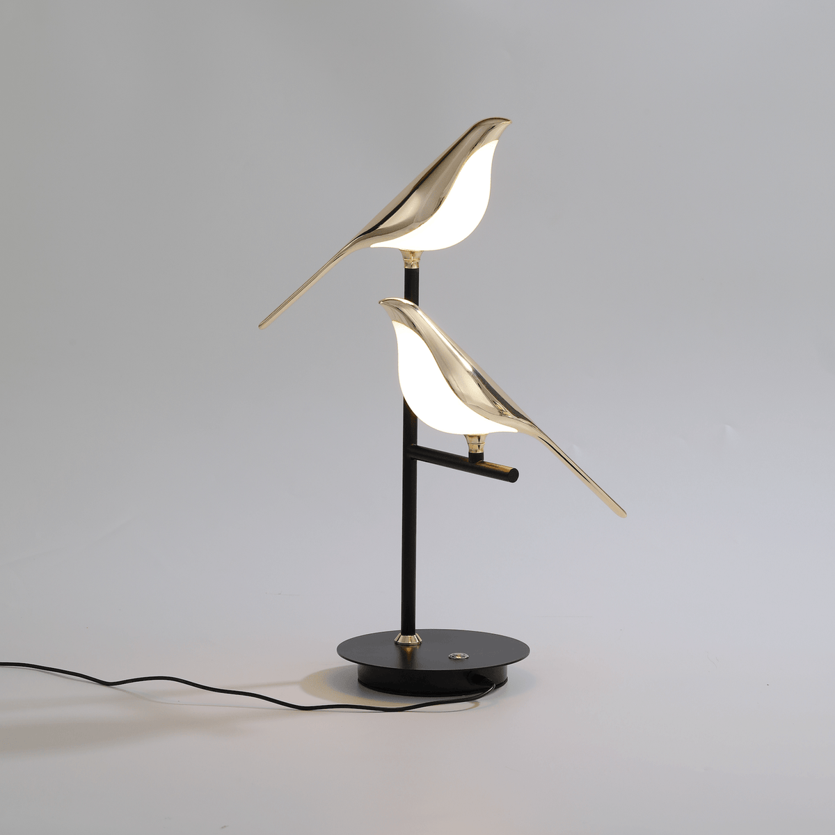 Golden Birdlight Wall Lamp | Modern Nordic LED Wall Sconce