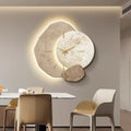 LumoClock | Large Modern Wall Clock | Silent Quartz & LED Light