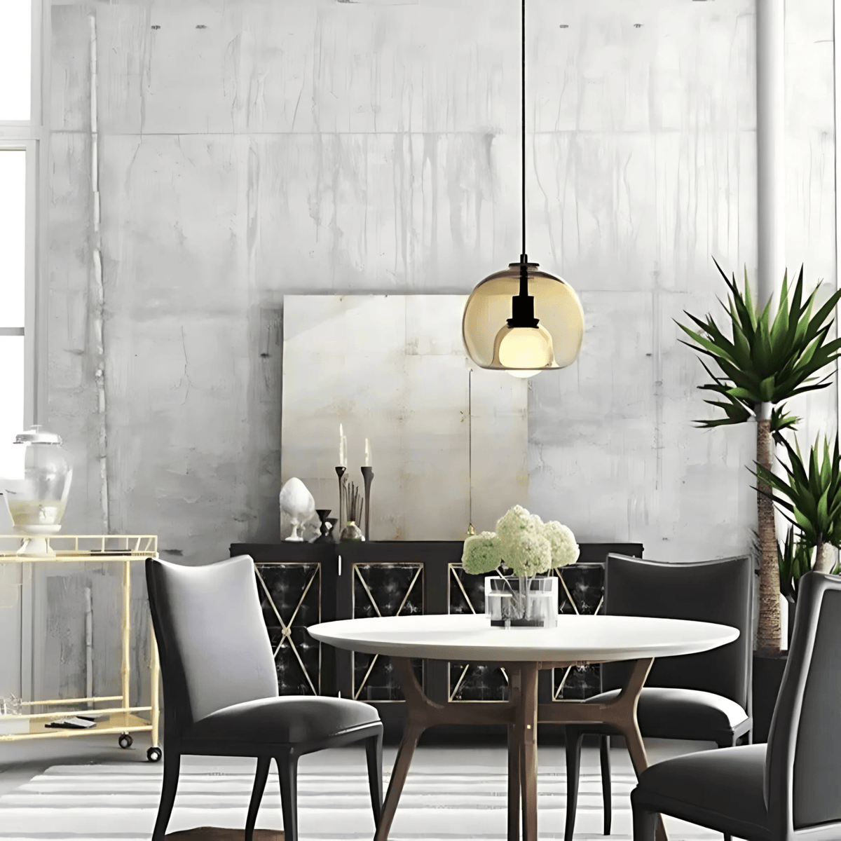 Clyde Glass Pendant Light | Modern Handblown Elegance