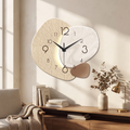 TempoStone | Modern Simple Wall Clock | Silent Quartz Design