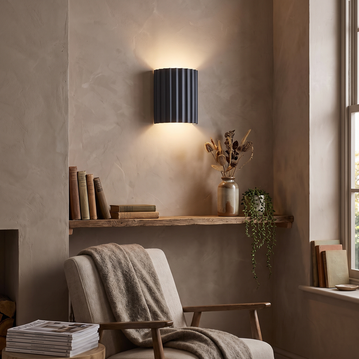 Nordic modern resin wall lamp, indoor wall light