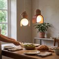 Wabi-Sabi Pendant Light | Japanese Minimalist Resin Design