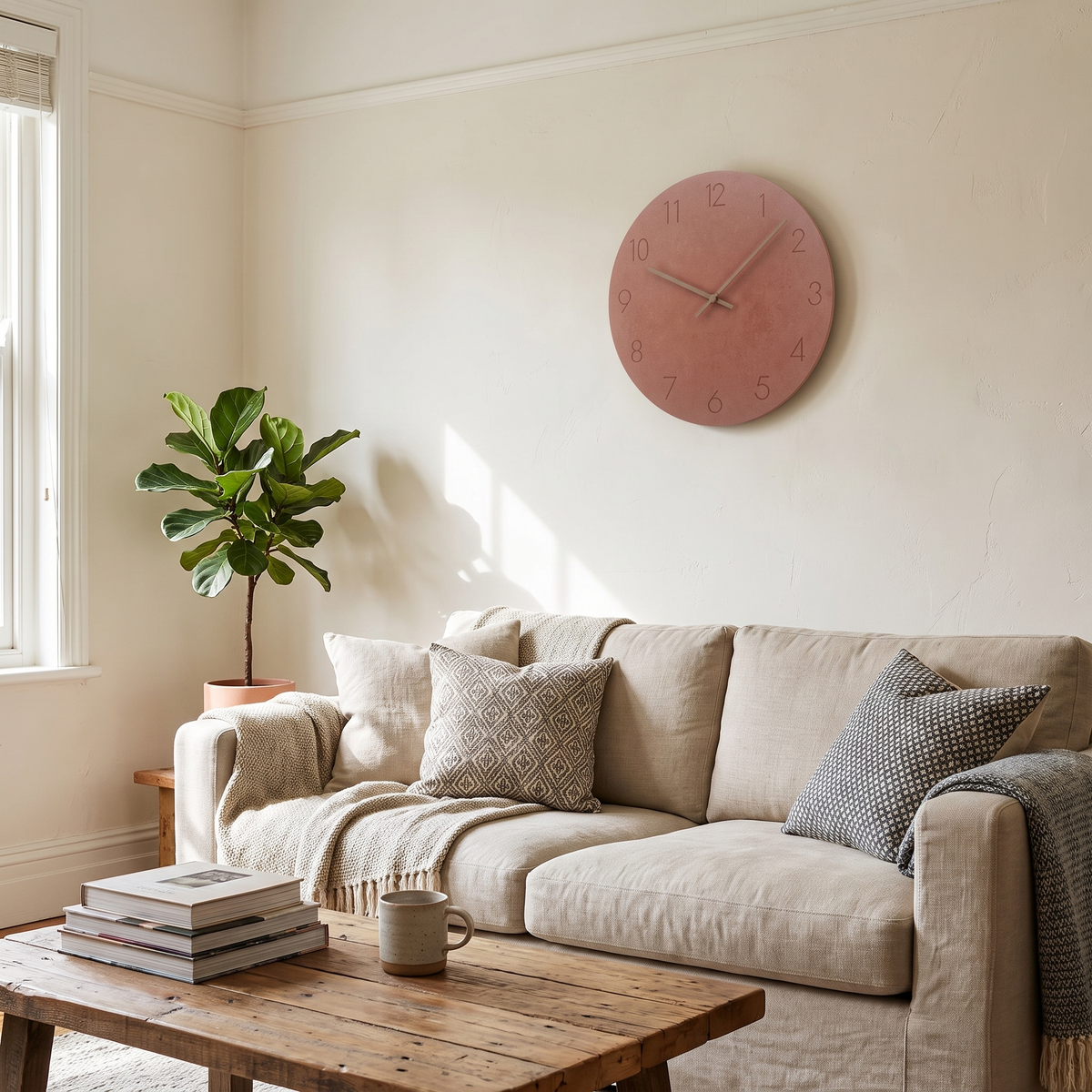 Nork Minimalist Wall Clock | Contemporary Wood Design