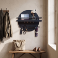 Round Wooden Key Holder | Stylish & Eco-Friendly Wall Organiser