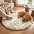 Cloud Comfort Round Bubble Rug | Soft Fluffy Circle Carpet