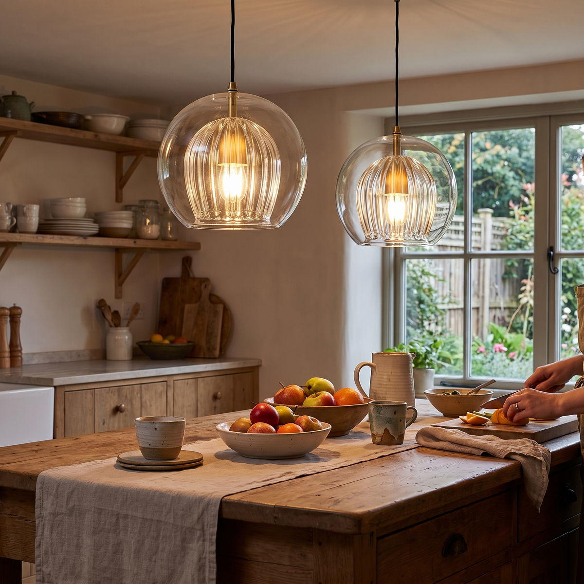 Modern Glass Pendant Light | Elegant Ambient Lighting
