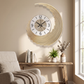 Modern 3D Metal Wall Clock | Silent Quartz Movement Decorative Clock