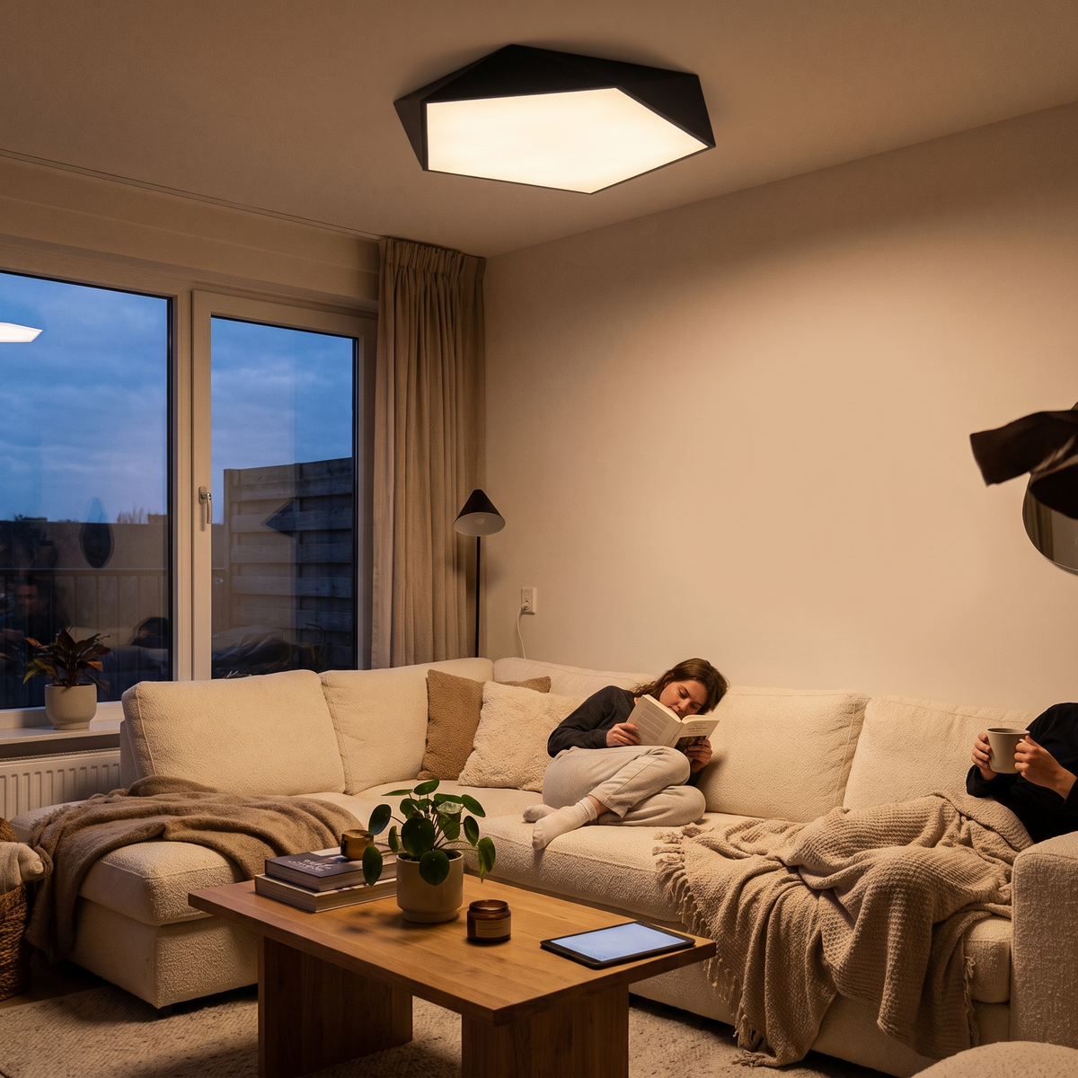Skydor Ceiling Light | Modern Geometric LED Design