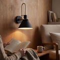 Mono wall lamp in postmodern metal