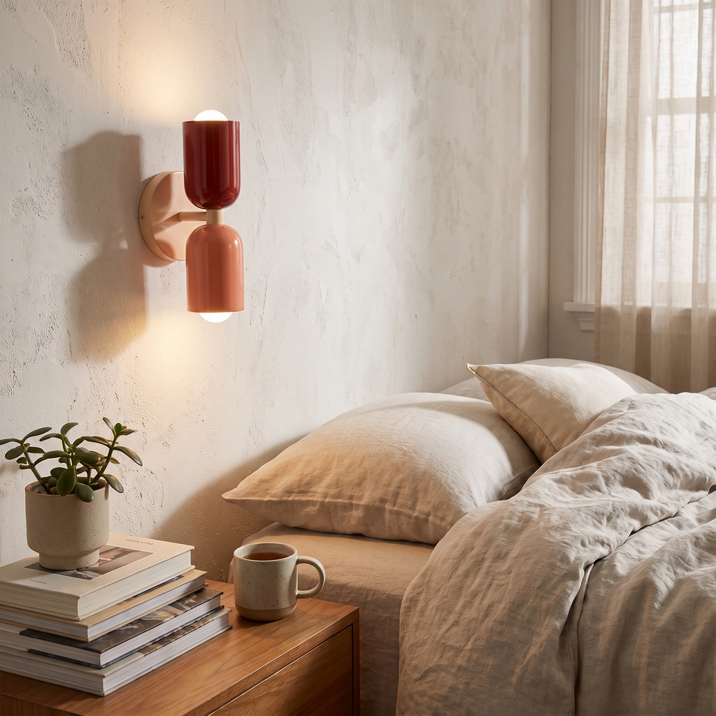 Nordic DualGlow wall lamp with modern two sided LED design
