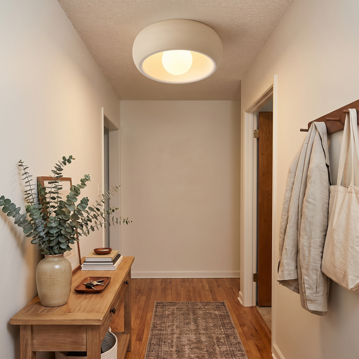 Minimalist Circular Ceiling Lamp | Modern Flush-Mount Light