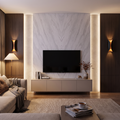 Modern curl wall sconce, black metal indoor wall light