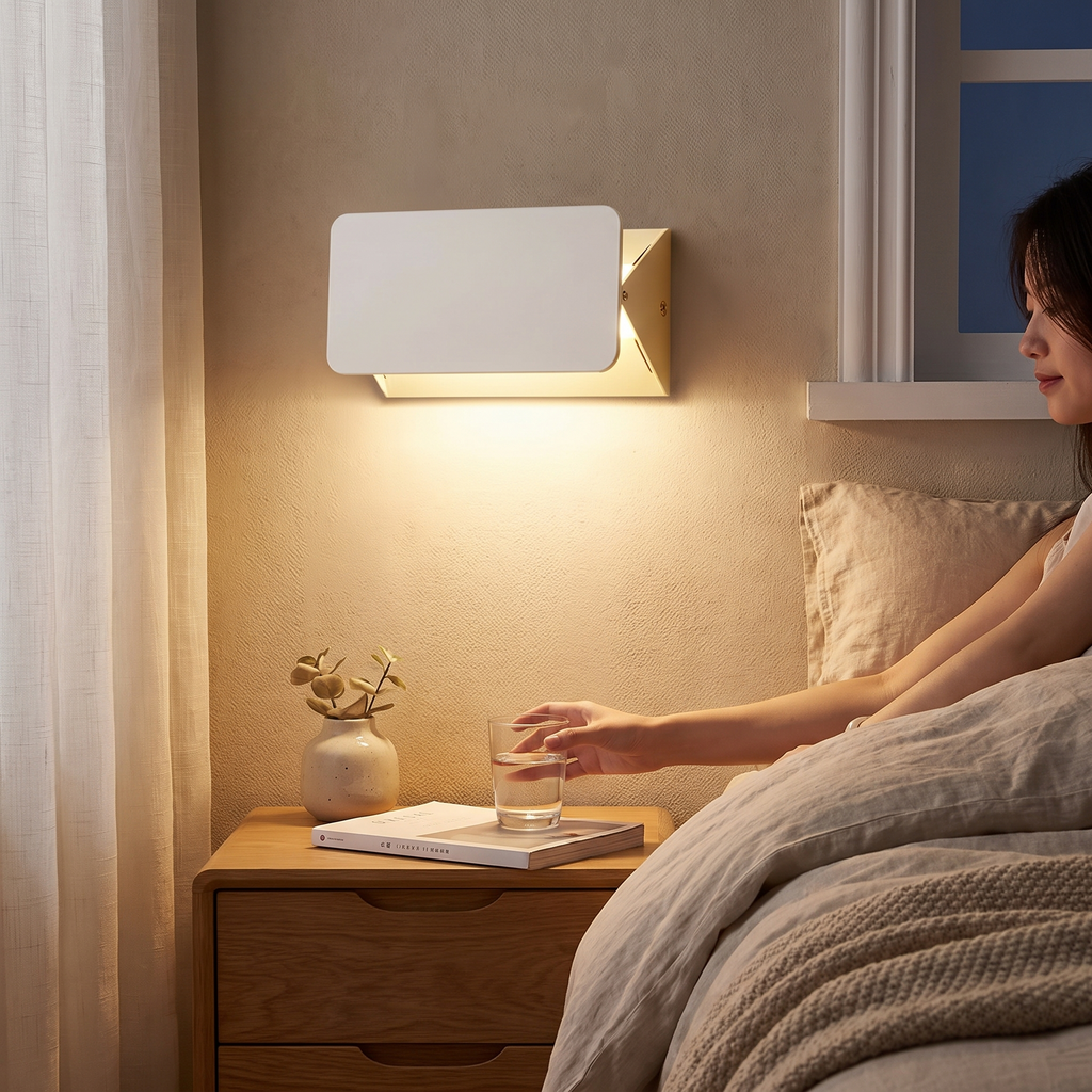 Modern LED Wall Lamp | Minimalist Aluminium Swing Light