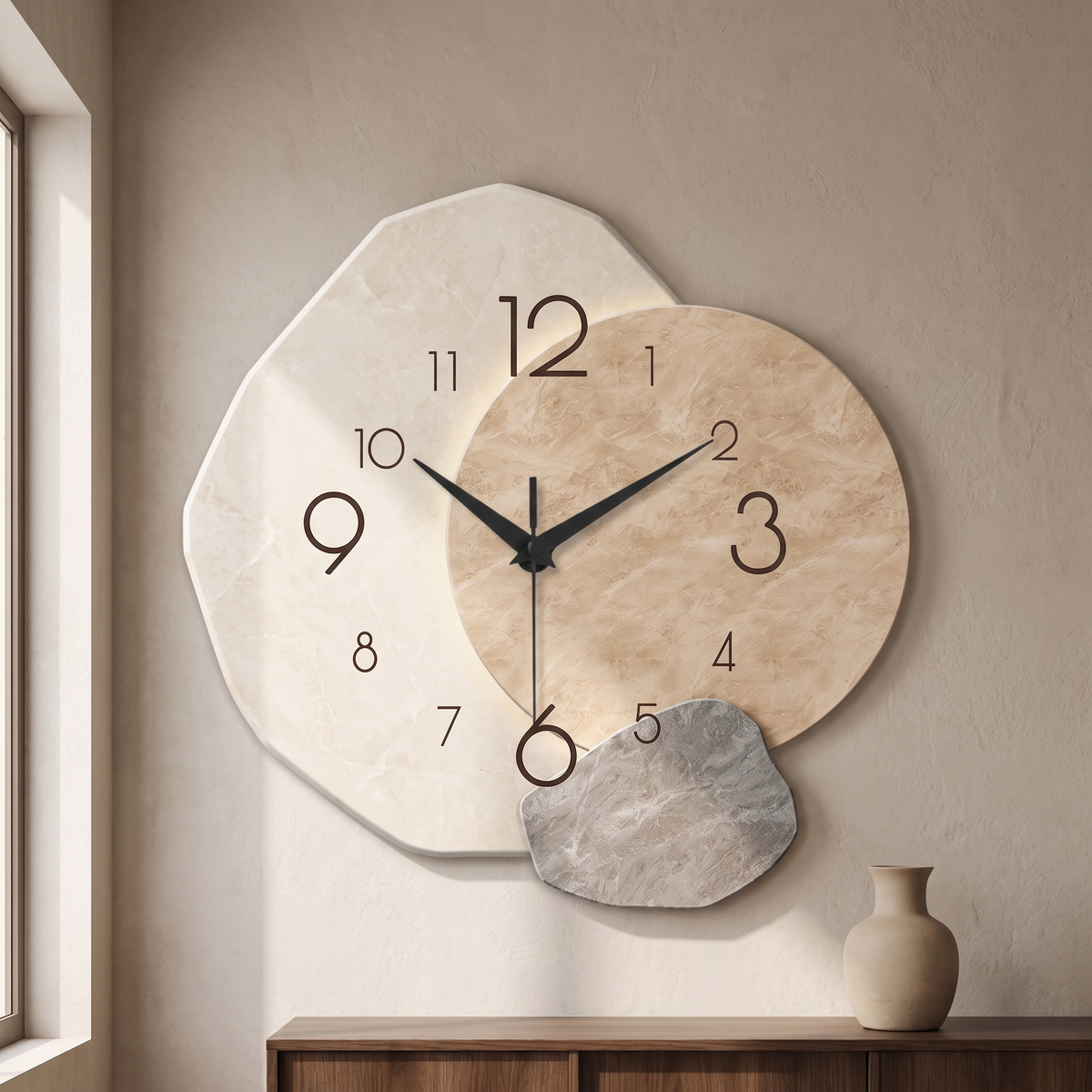 TempoStone Modern Simple Wall Clock in Style A