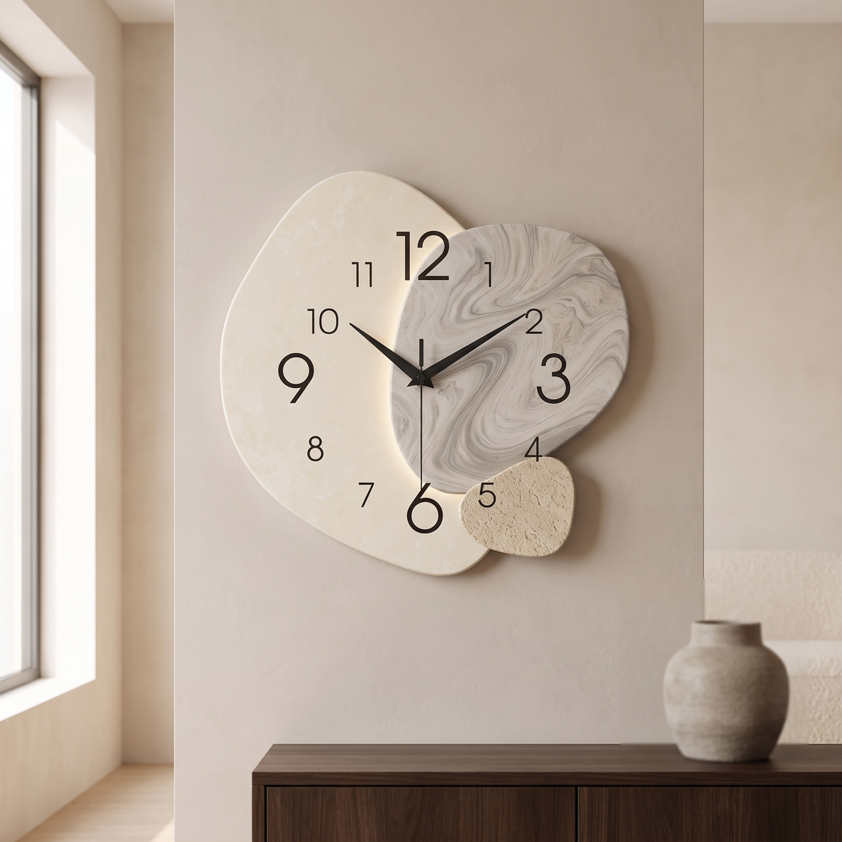 TempoStone Modern Simple Wall Clock in Style B