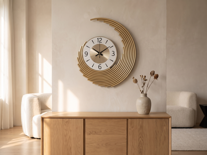 Modern 3D Metal Wall Clock