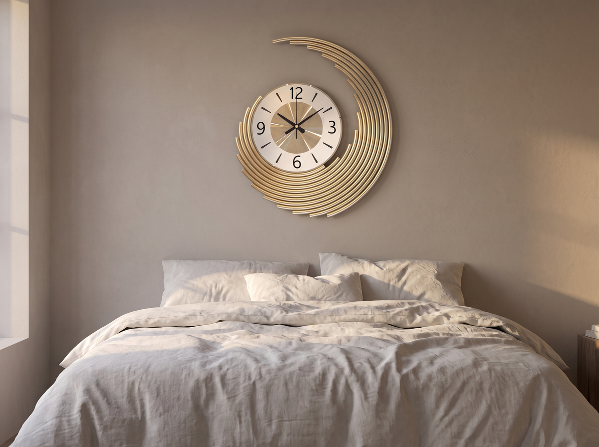 Modern 3D Metal Wall Clock