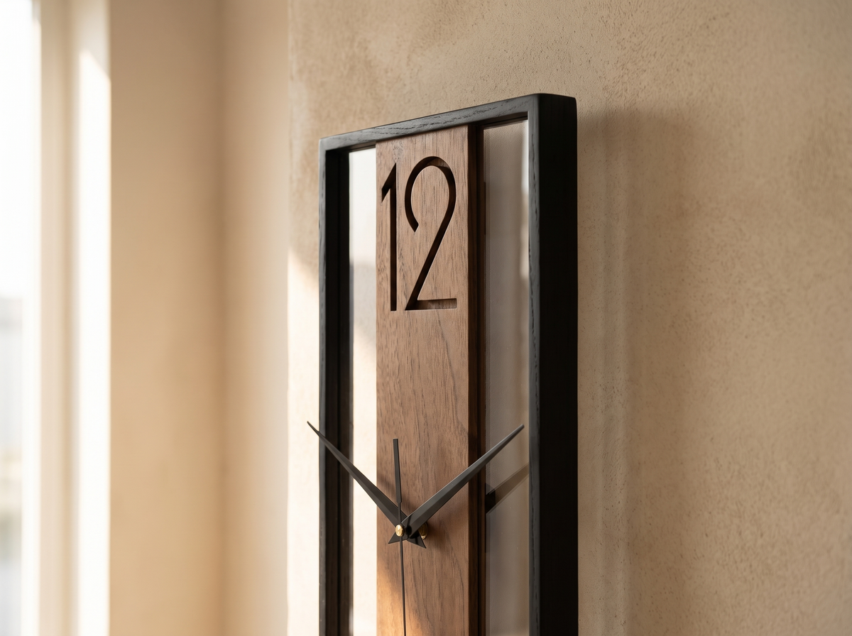 Modern Rectangular Wall Clock
