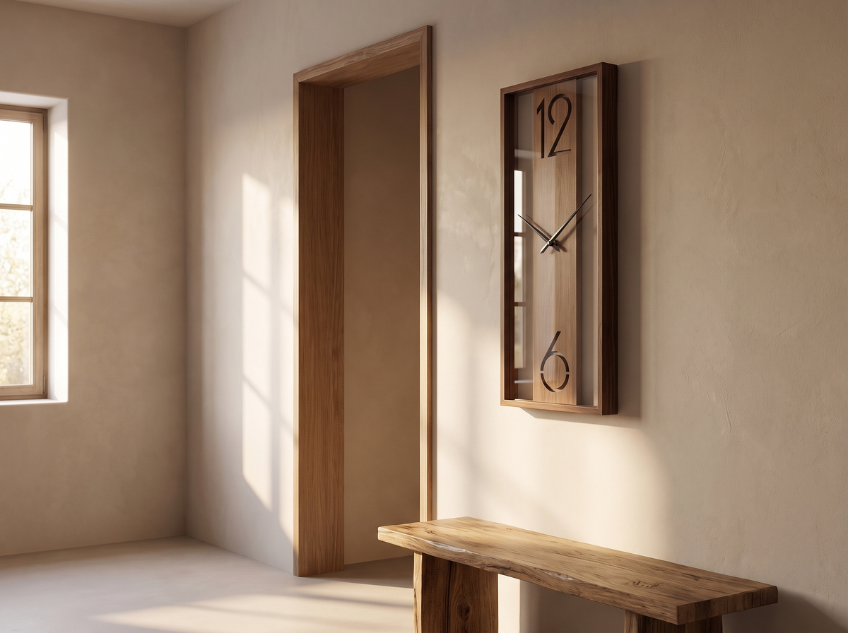 Modern Rectangular Wall Clock