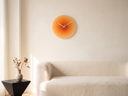 Sunset Glass Wall Clock