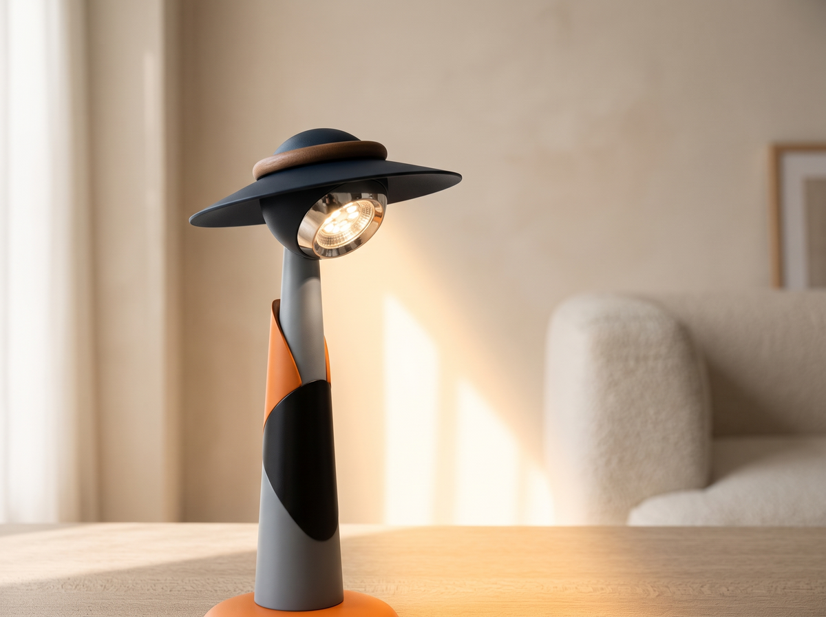 Modern Rechargeable LED Hat Lamp: Three Colours, One Lamp