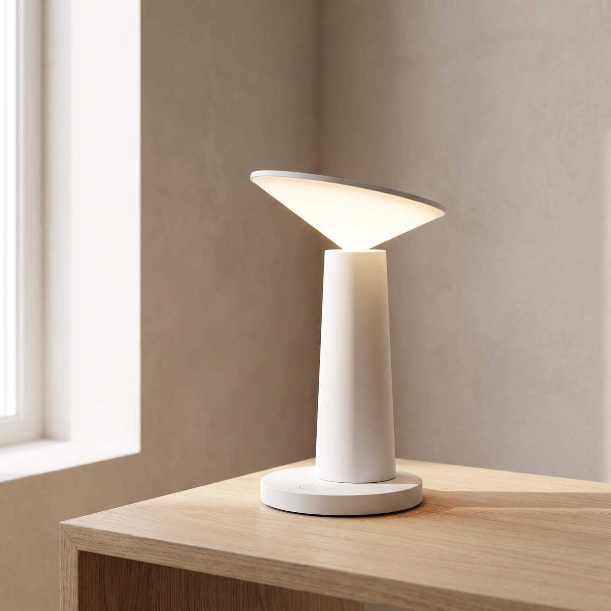Aurora Libra Table Lamp in White
