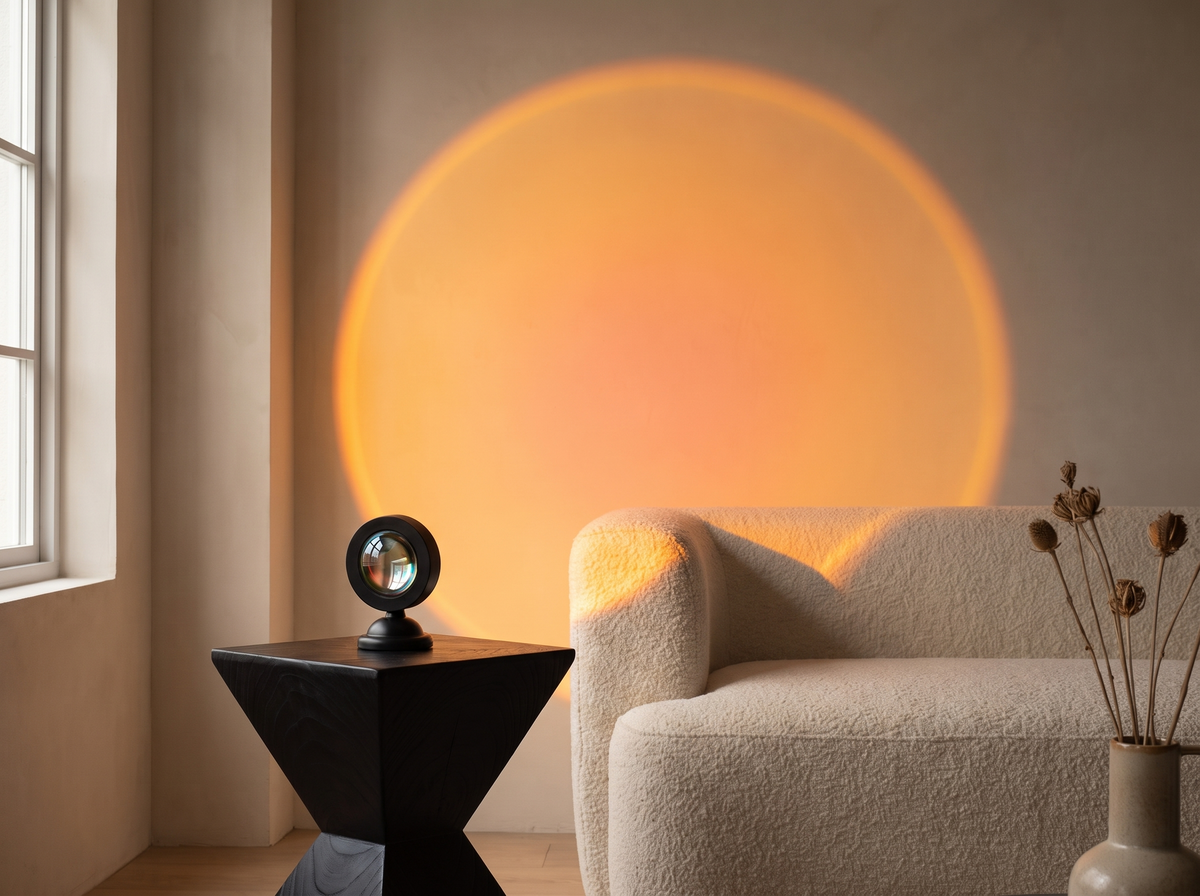 Sunset Projection Lamp: Small And Simple