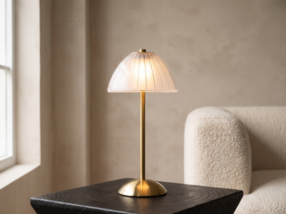 Golden Touch Table Lamp: A Thin Line Of Gold