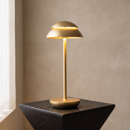 PowerLuxe Rechargeable Table Lamp in Gold
