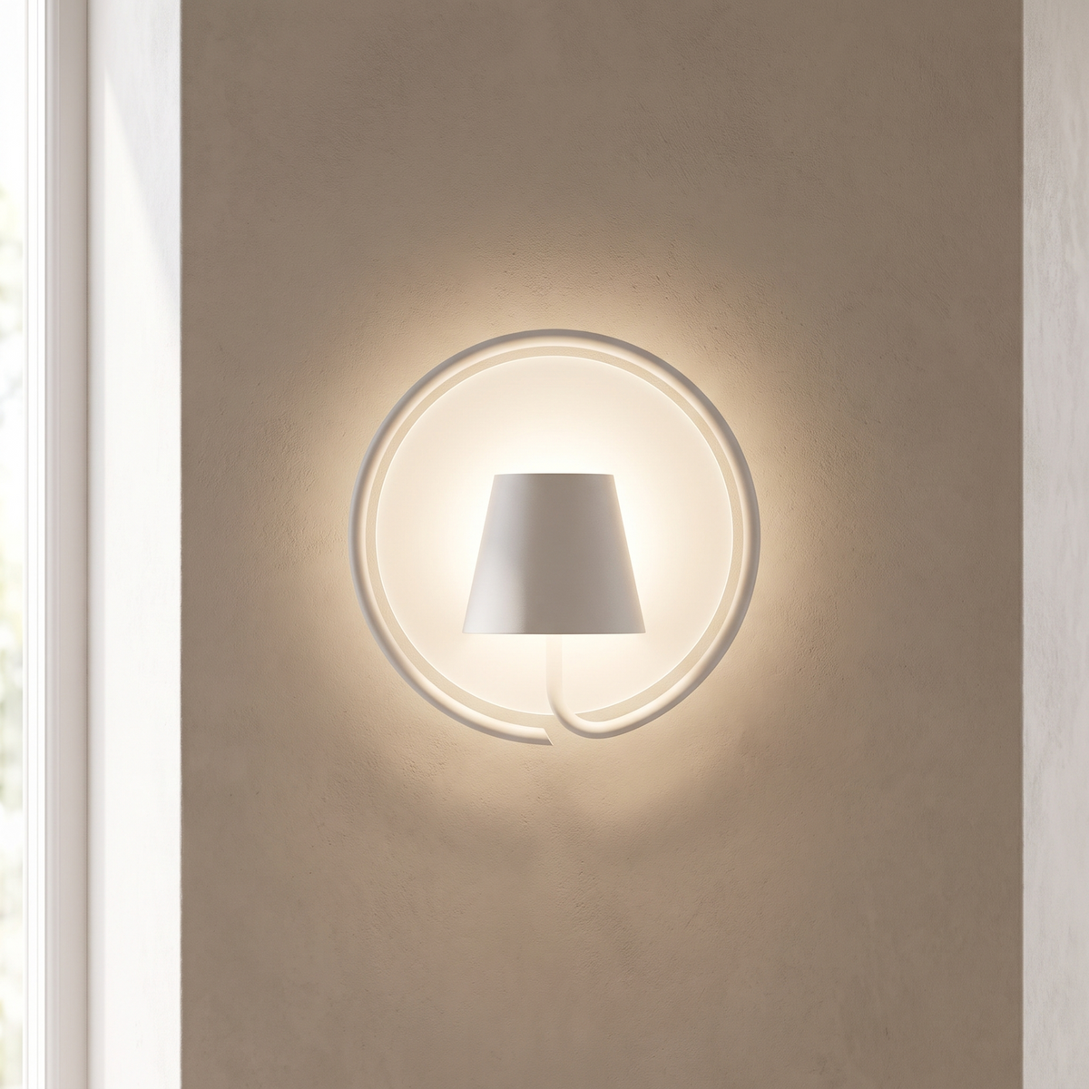 LumiLoop Rechargeable Pendant in White