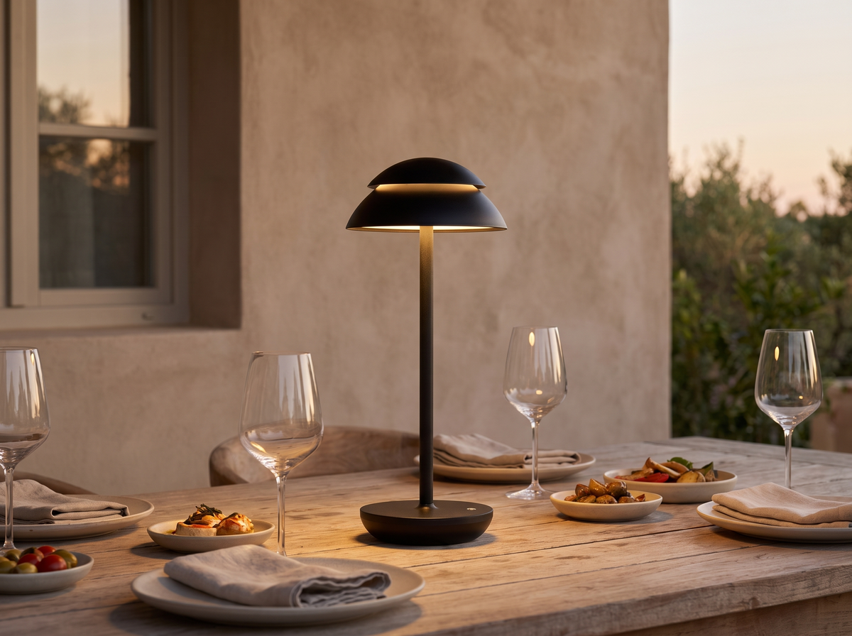 PowerLuxe Rechargeable Table Lamp: Tap, Tap, Hold