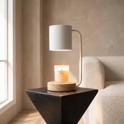 Japanese Minimalist Candle Warmer Lamp: Melt, Do Not Burn