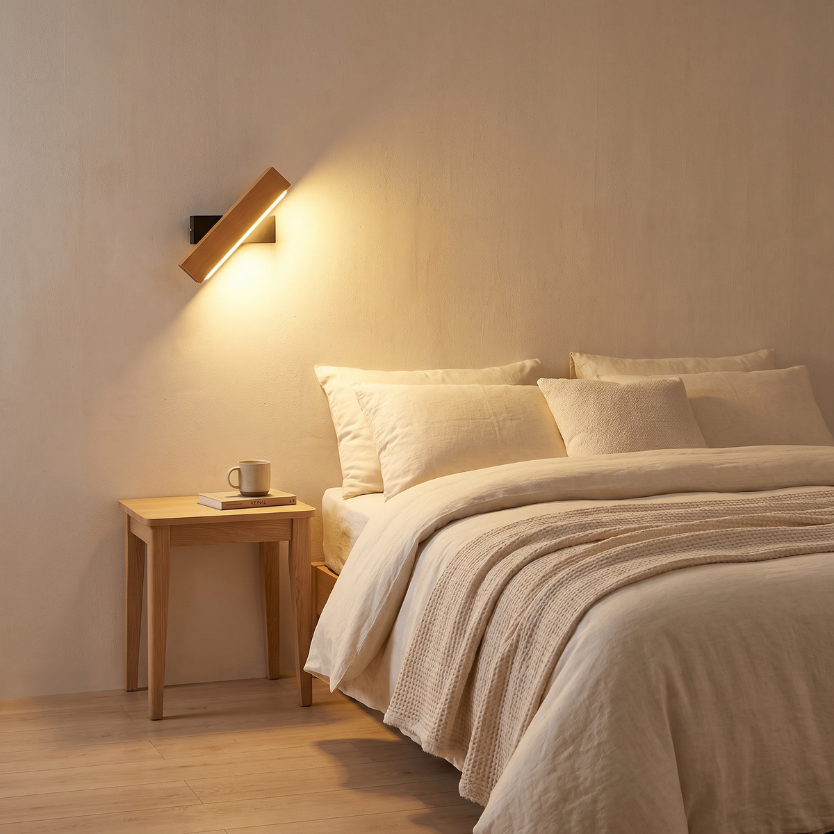 Rowan Wall Sconce in a bedroom setting