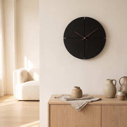 Jarrow Wall Clock in a styled interior