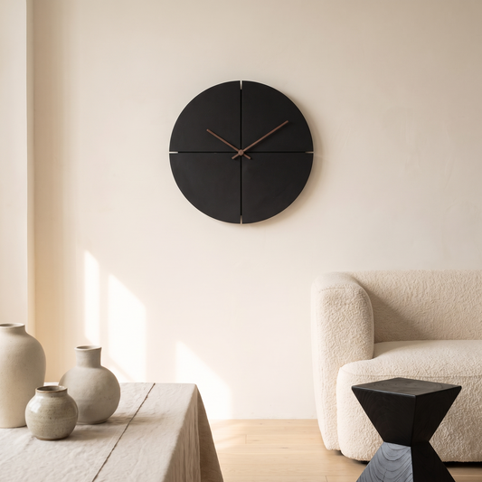 Jarrow Wall Clock in a styled interior