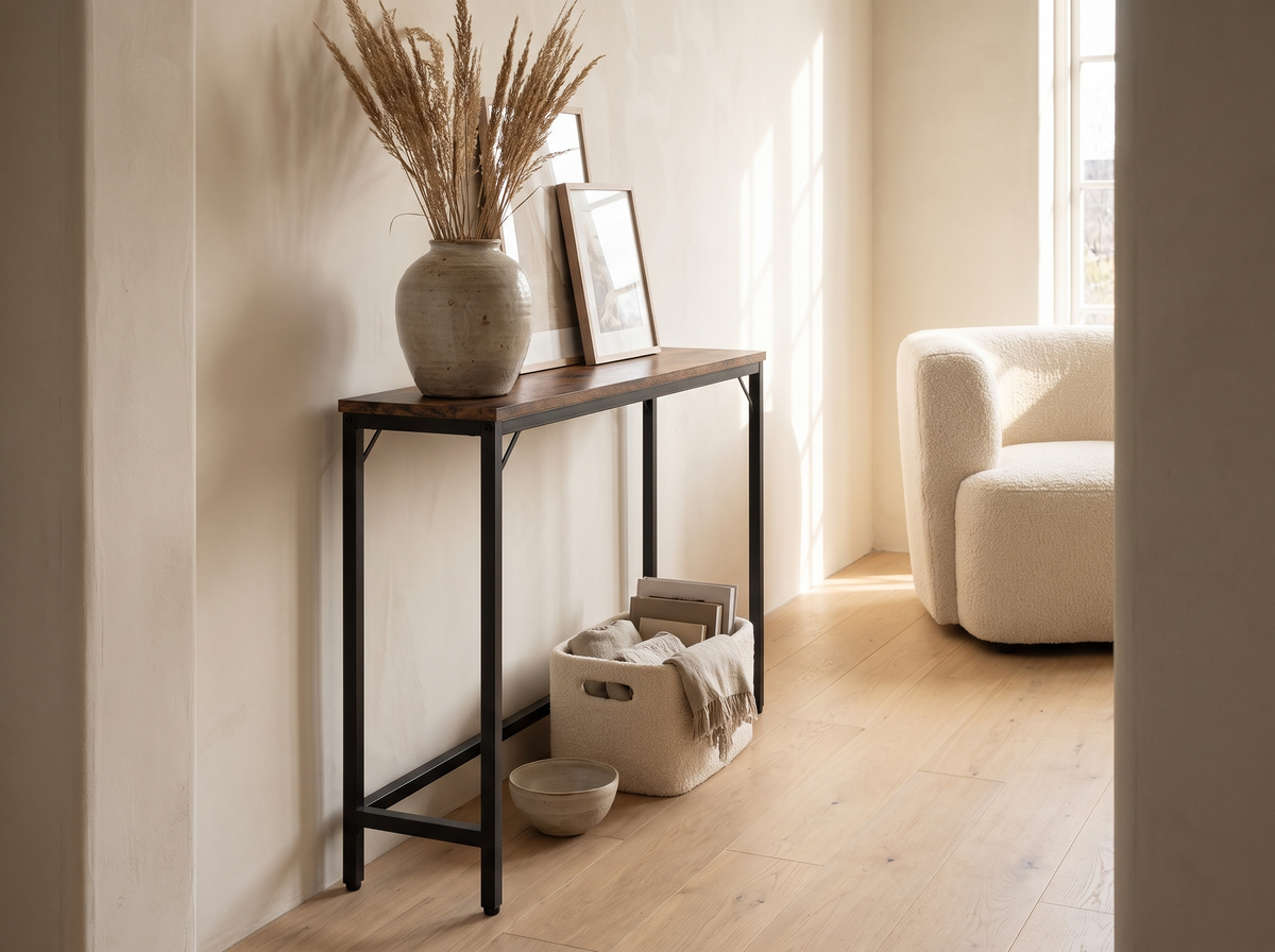 Thorne Console Table styled in a room