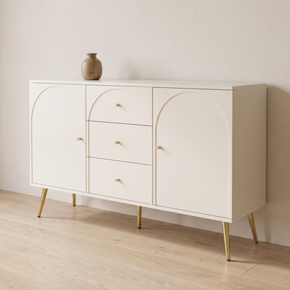 Elodie sideboard with two arched doors and three drawers